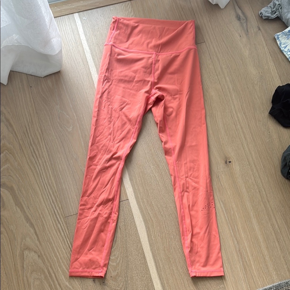 ZYIA Pink Leggings High-Rise Athletic Bottoms